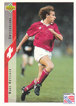 Marc Hottiger Switzerland Upper Deck World Cup 1994 Eng/Spa #129